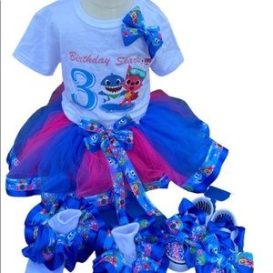 Baby Shark tutu set